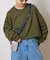 ビッグシルエットクルーネックスウェットロンTEE