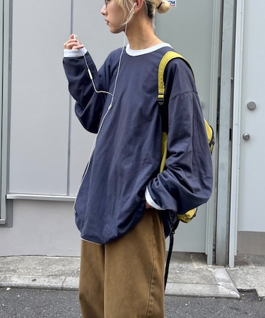 ダブルフェイスリバーシブルロンTEE