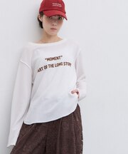 スムースフロッキーロゴTee