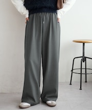 《24色展開/7サイズ展開》-3kg見え!とろみイージーパンツ【ユニセックス】
