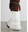 カットレース裾フリルスカート