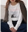 モノクロフォトロゴTシャツ