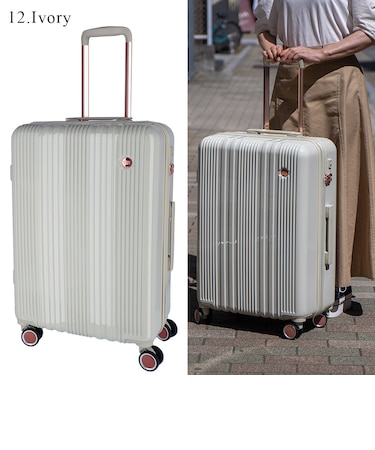 エメ キャリーバッグ キャリーケース 拡張タイプ【 海外旅行にも 約62～70リットル 3泊 4泊 5泊程度 】