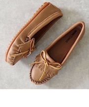 【MINNETONKA/ミネトンカ】 DEERSKIN KILTY ディアスキンキルティフリンジモカシン