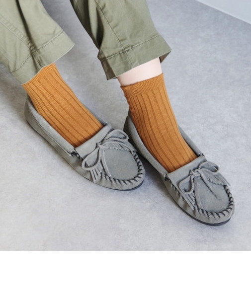 【MINNETONKA/ミネトンカ】 KILTY SUEDE MOC キルティー スエード モカシン