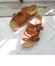 【MINNETONKA ミネトンカ】 スエードベルトサンダル GEORGINE CLASSIC