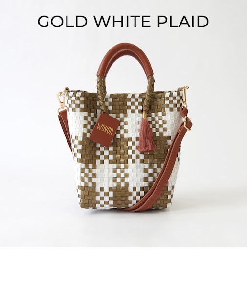 【WOVEN ウーヴン】ミニショルダートートバッグ メルカドバッグ かごバッグ メキシコ製