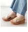 【BUENO SHOES ブエノシューズ】 クロスベルトウエッジソールサンダル【L3402】