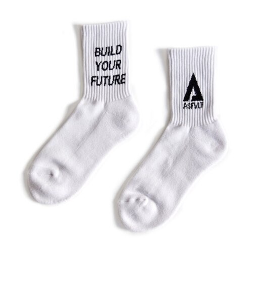 【ASFVLT アスファルト】【LOGO SOCKS】