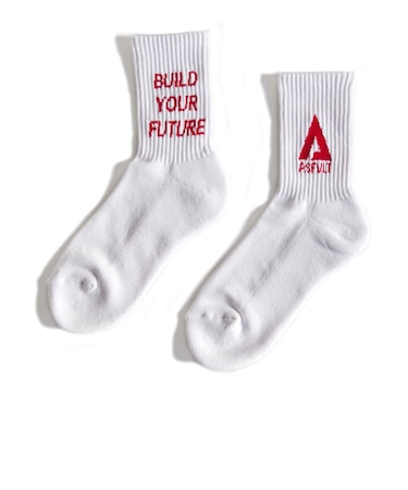 【ASFVLT アスファルト】【LOGO SOCKS】