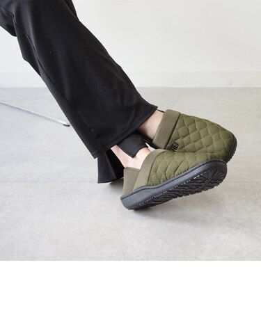 【MEI メイ】 モックサンダル サボ バブーシュ ボア キルティング ルームシューズ 室内 防寒 【mei-shl-233001 shm-233001】