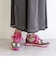 GREY TAN MAGENTA SNAKE