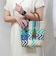 【WOVEN ウーヴン】プティトート　メキシコ製 メルカドバッグ かごバッグ レザーハンドル