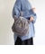 【WOVEN /ウーヴン】 エコファー ねこ フェイス 2WAY BAG 猫巾着 バッグ