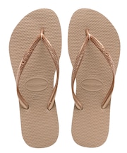 【havaianas ハワイアナス】 サンダル ラバービーチサンダル 【SLIM】