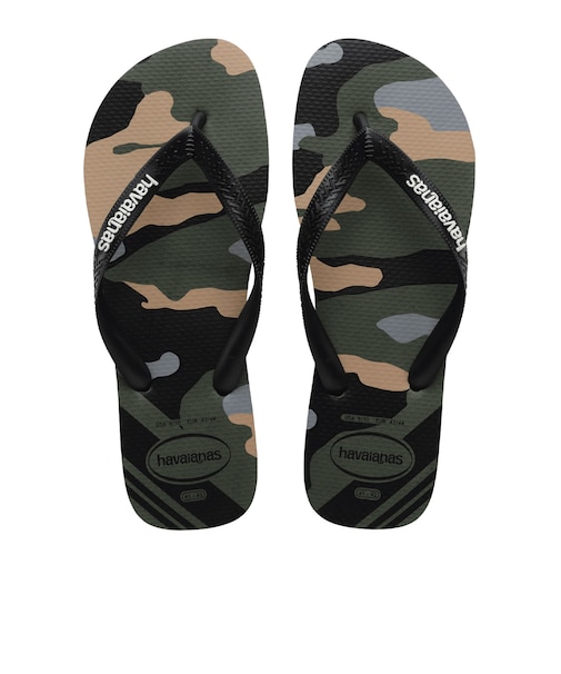 【havaianas ハワイアナス】 レディース メンズ サンダル ラバービーチサンダル 【Top Camu】 トップカモ
