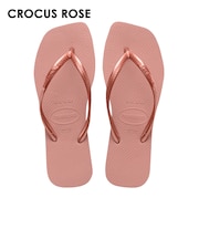 【havaianas ハワイアナス】レディース サンダル ラバービーチサンダル 【Slim Square】 スリムスクエア