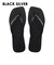 【havaianas ハワイアナス】 レディース サンダル ラバービーチサンダル 【Slim Square Logo Metallic】 スリムスクエアロゴメタリック
