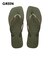 【havaianas ハワイアナス】 レディース サンダル ラバービーチサンダル 【Slim Square Logo Metallic】 スリムスクエアロゴメタリック