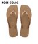【havaianas ハワイアナス】 レディース サンダル ラバービーチサンダル 【Slim Square Logo Metallic】 スリムスクエアロゴメタリック