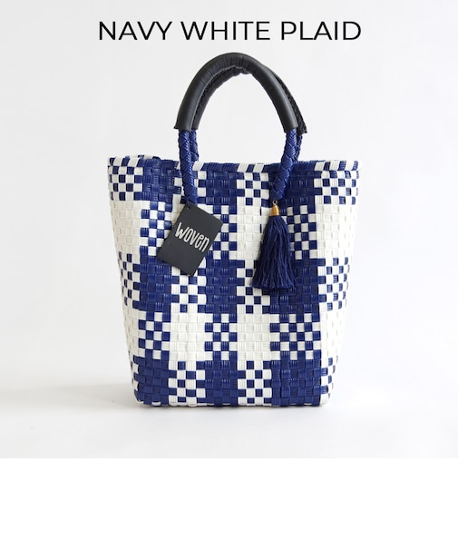 【WOVEN ウーヴン】ミニトート メルカドバッグ かごバッグ メキシコ製