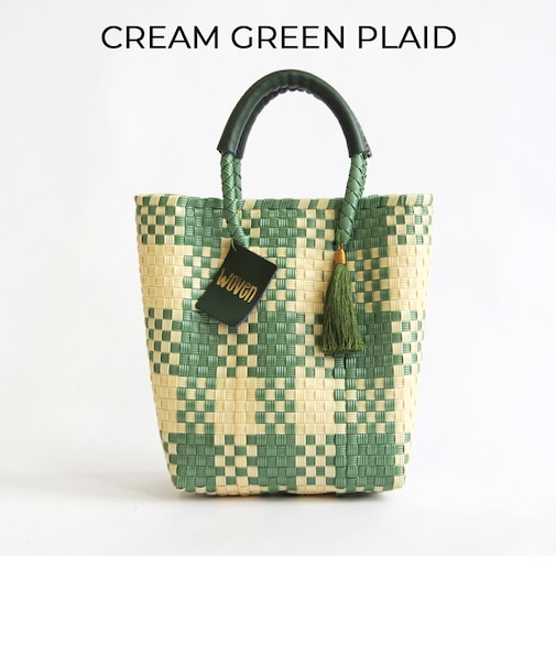 【WOVEN ウーヴン】ミニトート メルカドバッグ かごバッグ メキシコ製