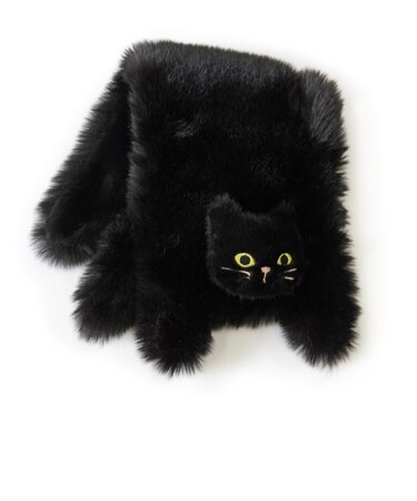 【WOVEN /ウーヴン】 ECO FUR NEKO FLAP COVER エコファー ねこ フェイス 猫フラップカバー