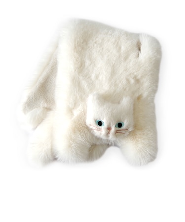 【WOVEN /ウーヴン】 ECO FUR NEKO FLAP COVER エコファー ねこ フェイス 猫フラップカバー