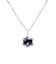 ネックレス レディース  プラチナ ブラックダイヤモンド 0.3ct Pt900 ローズカット 6本爪  LPUC ララクリスティー