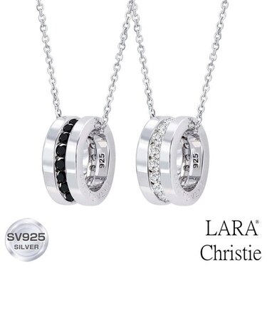 ネックレス ペア シルバー ペアネックレス ブランド エタニティ リング モチーフ ララクリスティー LSC プレゼント