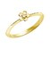 ピンキーリング 3号 5号 7号 9号 11号 レディース シルバー925 シルバー イエローゴールド 花 フラワーデザイン ジルコニア sv925  リング 指輪  女性 誕生日プレゼント