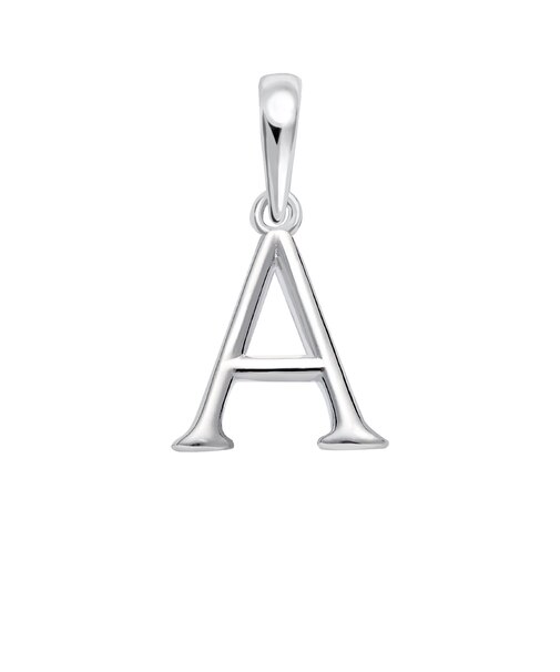 ネックレス ペンダントトップ プラチナ イニシャル アルファベット チャーム お守りジュエリー 重ね付け A