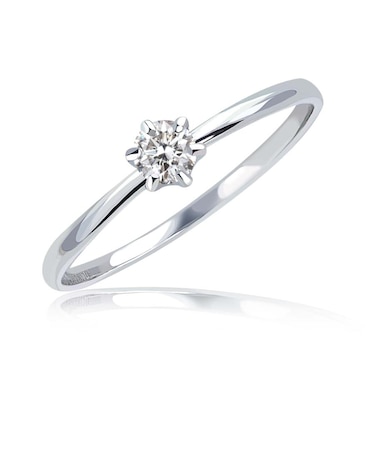 リング レディース 指輪 ダイヤモンド 0.1ct Dカラー VSクラス エクセレントカット GGS鑑定書 PT950 プラチナ