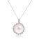ネックレス レディース アコヤ真珠 ダイヤモンド 0.3ct PT900 K18 18金 ゴールド