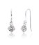 ダイヤモンド フックピアス 計0.2ct Hカラー程度・I1クラス ノーソート PT900 プラチナ イエローゴールド K18YG 18金