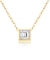 ブルートパーズ ホワイトトパーズ 0.3ct ネックレス PT900 18金 K18 ゴールド