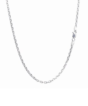 シルバー925 SILVER 925 あずき4面カットチェーン 幅 2.6mm 長さ 60cm
