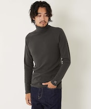 ストレッチフライス タートルネック ロングスリーブ Tシャツ