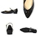 ストラップフラットパンプス WASHINGTON 323-91224-AW