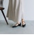 ストラップフラットパンプス WASHINGTON 323-91224-AW