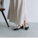 ストラップフラットパンプス WASHINGTON 323-91224-AW