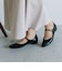 ストラップフラットパンプス WASHINGTON 323-91224-AW