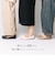 [人気商品] きれい見えフラットシューズ WASH 864-4230　