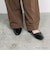 [人気商品] きれい見えフラットシューズ WASH 864-4230　