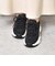 ラインストーン厚底スニーカー-246 ALL BLACK 346-246
