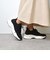 ラインストーン厚底スニーカー-246 ALL BLACK 346-246