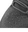 ラインストーン厚底スニーカー-246 ALL BLACK 346-246