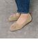 タッセルモカシンフラットシューズ WASH 370-2002