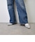 Vカットスクエアフラットシューズ WASH 370-2014