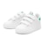 FX7532　12-16 STAN SMITH CF I　FWWT/FWWT/GRN　614788-0001